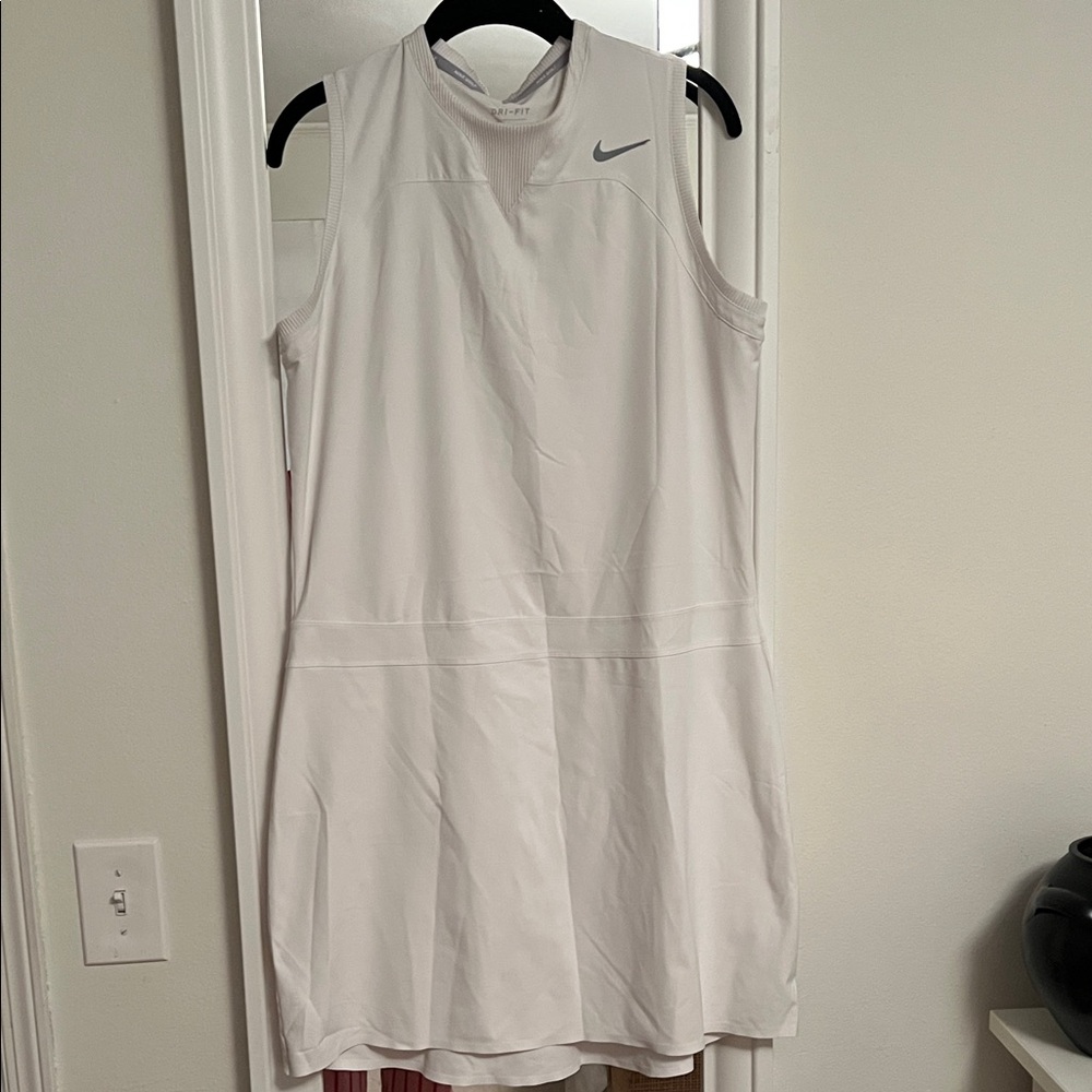 Nike Women's White Sleeveless Dress